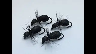 Mucha imitacja MRÓWKI Na KLENIE/JAZIE/JELCE  Muchy na nizinne rzeki Simple Foam Ant Fly #1