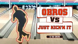 OBROS vs JUST KICK'N IT - The Ultimate Showdown! #Bowling #focus #strike #win