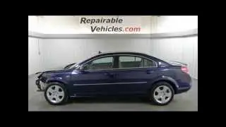 2008 Saturn Aura XE V6 4dr Repairables/Rebuildable Stock# 12040460