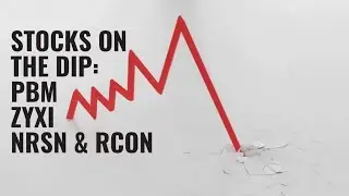 PBM, ZYXI, NRSN & RCON - Stock on The Dip