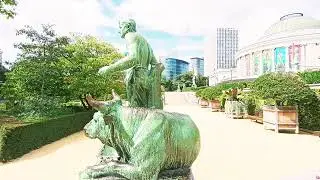Relaxing music calm meditation park Brussels