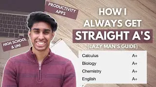 How to get STRAIGHT A's in School and University (ULTIMATE study strategies + productivity tips)