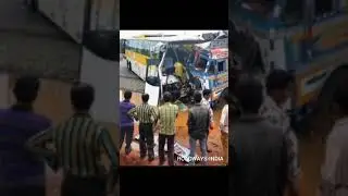 volvo B 11r bus ka accident   bheyenkar   #volvo #bus