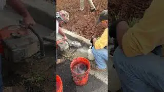 New Construction Home Curb Cut Out