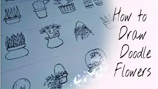 How to Draw 25 Doodle Plants | Bullet Journal