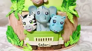 Bolo Fake Safari - Jungle cake fake