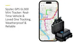 Spytec GPS GL300 Mini Tracker: Real-Time Vehicle & Loved One Tracking, Weatherproof & Reliable