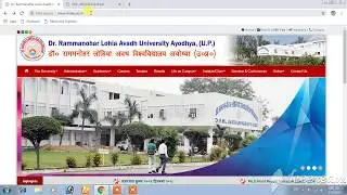 Dr rmlau examination Scheme 2019