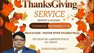 AUTC Thanksgiving Service 2025