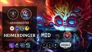 Heimerdinger Mid vs Zoe - KR Grandmaster Patch 10.4