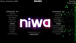 NIWA 100% [EXTREME DEMON] by Teno | Geometry Dash