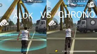 Alok vs chrono speed test who is best 😂😍