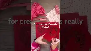 Make a Valentine&rsquo;s Day banner in 15 minutes❣️ #valentinescrafts #papercraft