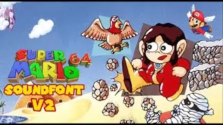 (V2) Title Screen - Alex Kidd in Miracle World (Super Mario 64 Soundfont)