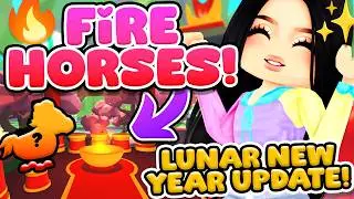 ALL 3 NEW FIRE HORSES 🔥 Lunar New Year Update | Adopt Me