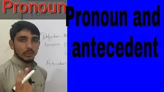 Pronoun and antecedent/in Pushto