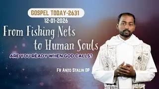 Are You Ready When God Calls? | Fr Anto Stalin OP | 12-01-26 | Mark 1:14-20 #op  #dominican
