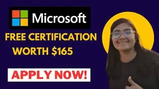 FREE Microsoft AI & Data Science Certification 🔥 Open to All