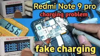 Redmi note 9 pro fake charging || charging not stored