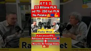 ♻️🇪🇺E T S  2.5 Biliona PLN 70- 250 tyś PLN Na Polaka🤷🇪🇺💪 ETS3 Mercosur,Zielony Ład i koniec Ludzi?