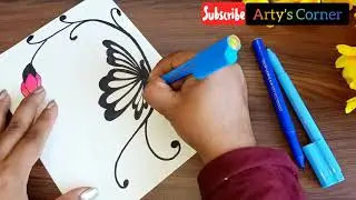 Border Design on Paper | Designs for Front Page | Margin Design for Assignment by Arty's Corner