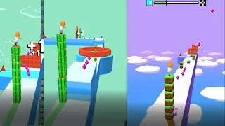 Cube Stacker Surfer 3D - Run Free Cube Jumper Game kids game play caross game