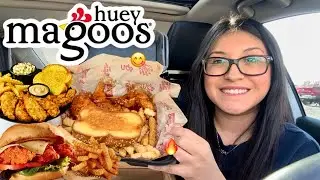 HUEY MAGOO'S MUKBANG!! 🐔🔥😋 (Sweet Heat Chicken Tenders, Garlic Parmesan Tenders & Buffalo Sandwich)