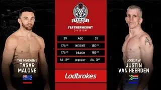 Eternal MMA 98: Tasar Malone VS Justin Van Heerden | FULL FIGHT