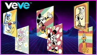 Veve Disney Mickey and Friends NFT Collection - Featuring First Edition character lenticular cards