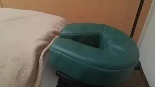Massage Flathead Valley, Johnny's face cushion setup