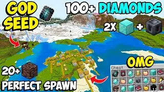 🔥 Ultimate [God Seed] For Minecraft 1.21 Bedrock & PE |Five Blacksmith Village Seed Bedrock 1.21.101