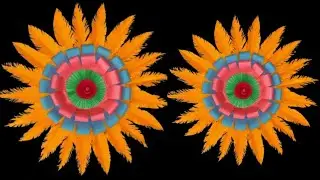 Colorful Paper Flower Wall Hanging | Stunning Home Decor Idea | Wall Hanging Craft