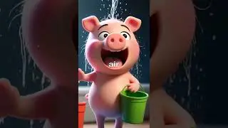 Peppa pig has a bath in bacon 🥓🥓