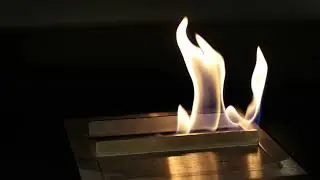 Een bio-ethanol haard bijvullen