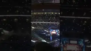 Sweet Caroline at AJ v KLITCHSKO WEMBLEY STADIUM