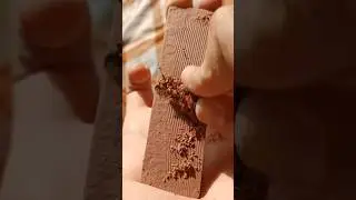Red slate bar cleaning #redslatebar #slatebars #slatebar #slatepencil #asmr #asmrsounds #slate #diy
