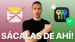 Saca tus claves de las Notas El Gestor OCULTO de tu iPhone Apple Passwords