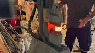 Explosion Damascus chefs knife pt 1