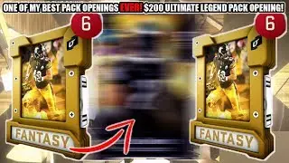 ONE OF MY BEST PACK OPENINGS EVER! $200 ULTIMATE LEGEND PACK OPENING! | MADDEN 20 ULTIMATE TEAM