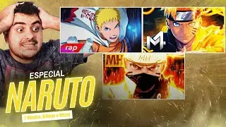 (REACT) ESPECIAL NARUTO 3 EM 1 (7 Minutoz, M4rkim e Mhrap) - MELHOR ESPECIAL DE TODOS
