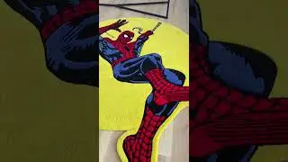 My Tufting Spider Man Rug \ Как сделать ковер с человеком-пауком