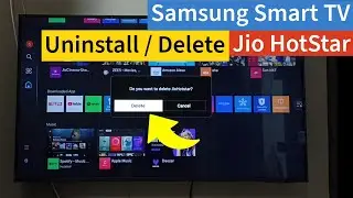 Как удалить приложение Jio Hotstar на телевизоре Samsung Tizen Smart TV | Удалить Hotstar с главн...