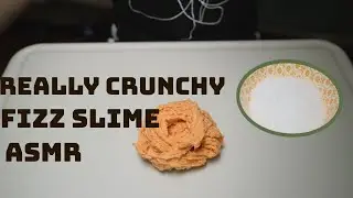How to make the Crunchiest snow fizz slime 🍧