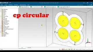 circular shape mimo 2.4 GHz 8 dBi LH Circular Polarized Patch Antenna in cst