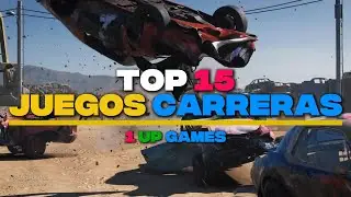🏁 ¡TOP 15 MEJORES JUEGOS DE CARRERAS 2025! 🚀 | Velocidad, Destrucción y Drift | 1Up Games