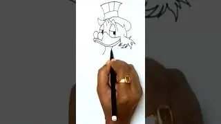 How to Draw Donald Duck Step by Step 🦆Disney Drawing #shorts #ytshort #draw #trending @EasyArtbyPG