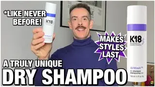 K18 AIRWASH, a truly UNIQUE innovation in dry shampoo and hair styling!