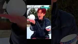 Others Making Snowballs VS The Final One 🤯