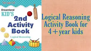 Dreamland Logical Reasoning Book | 4+ years kids | best activity book for kids | part 3