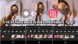 How to do the smooth slowmo for free on InShot? VSCO alternative app